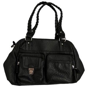 Rossetti Woven Pebbled Leather Shoulder Bag